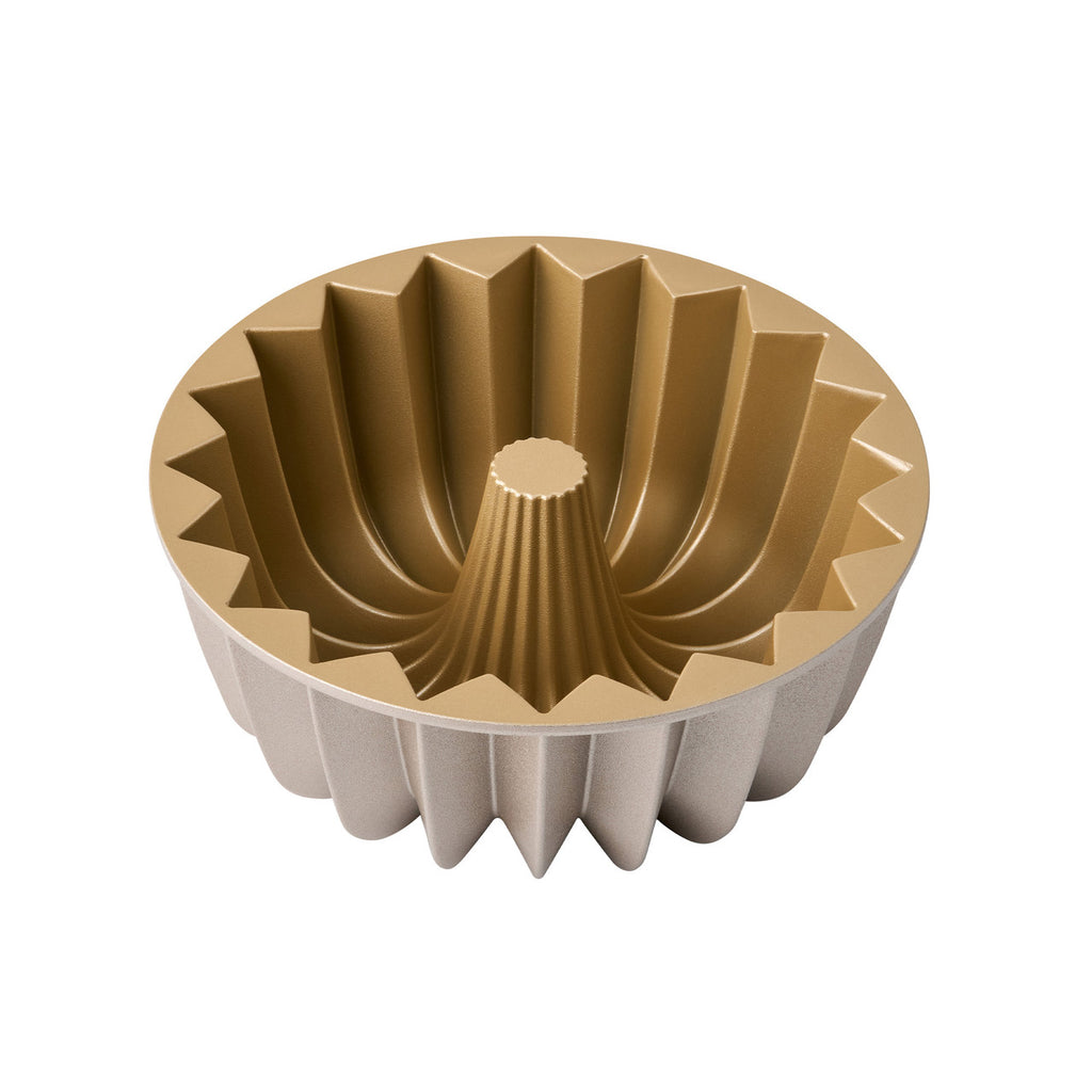 Bakemaster French Wreath Fluted Ring Cake Pan 24 x 24 x 10cm - Champagne image 1