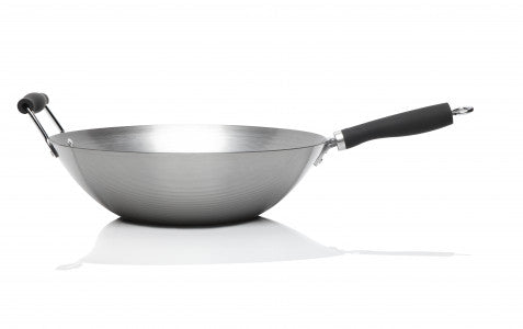 Stanley Rogers Classic Caron Steel Wok Black 35cm image 0