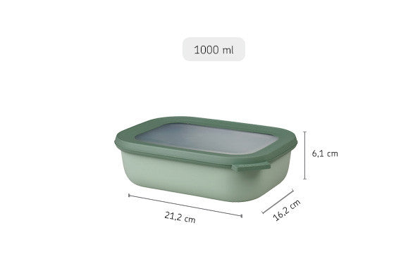 Cirqula Rectangle 1000ml Nordic Sage image 3