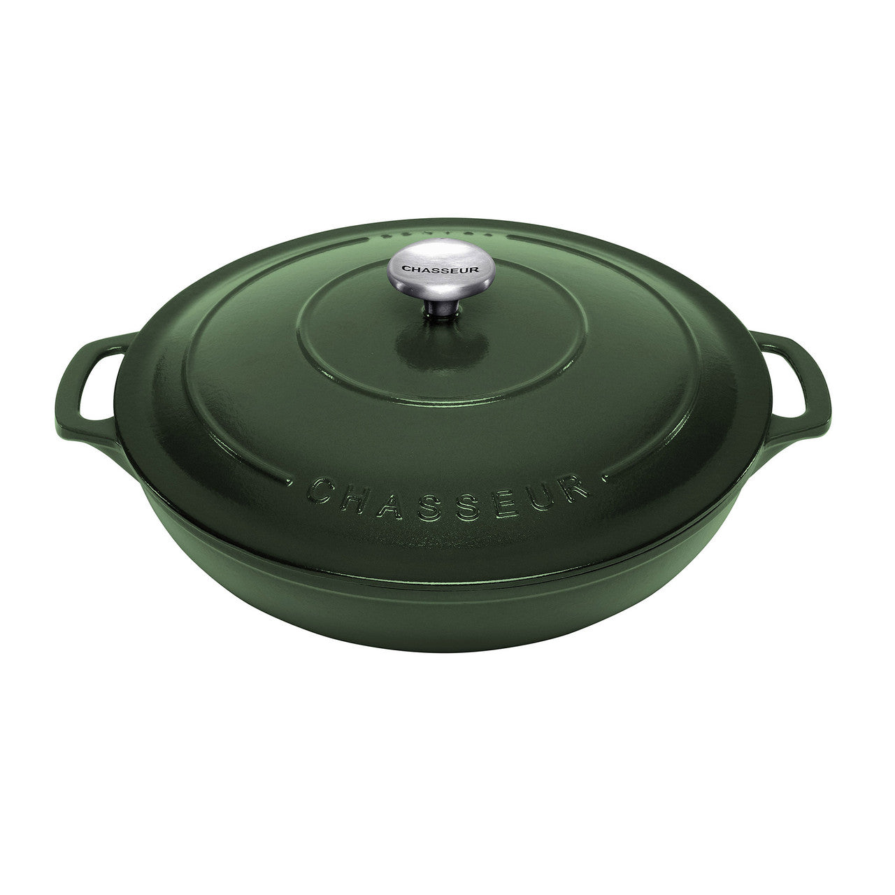 CHASSEUR LOW ROUND CASSEROLE 30CM/2.5L FOREST image 0