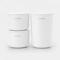 Brabantia Storage Pots Set of 3 - White image 0