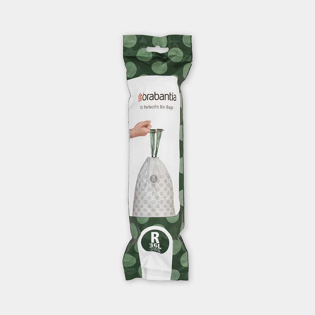 Brabantia Perfectfit Bin Bags For Bo, Code R (36 Litre), Roll With 10 Bags image 0