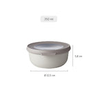 Cirqula Round 350ml Nordic White image 1