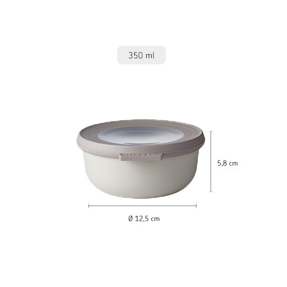 Cirqula Round 350ml Nordic White image 1