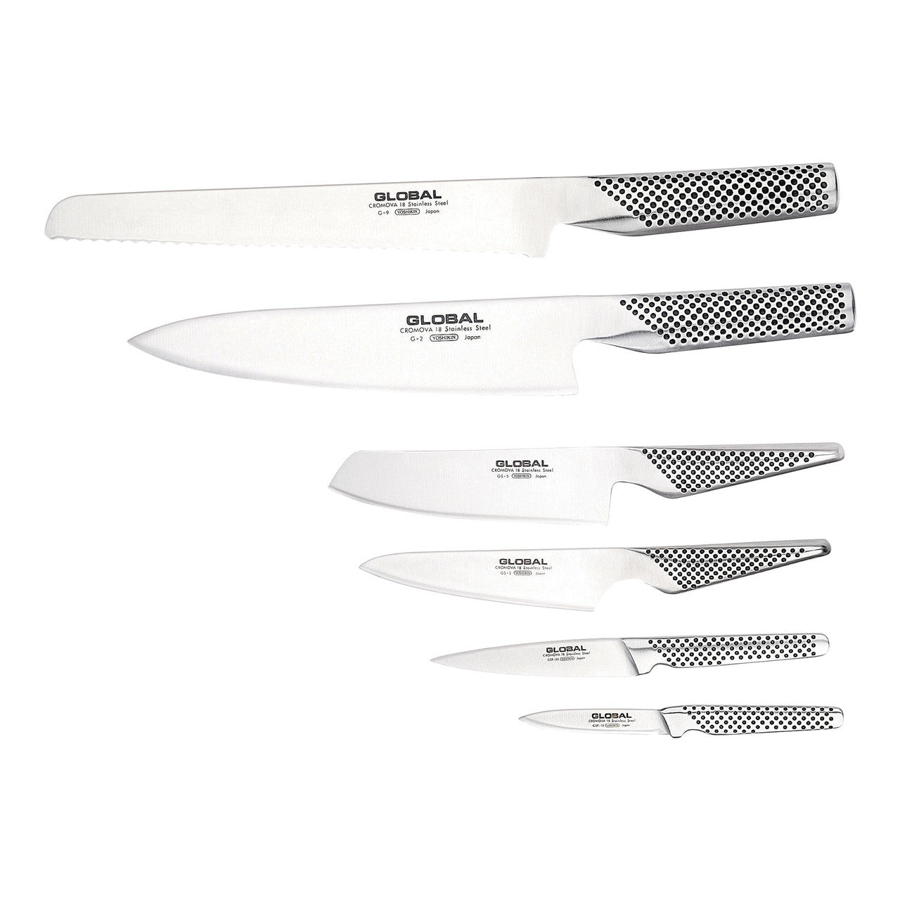 Global Kabuto 7 Piece Knife Block Set image 1