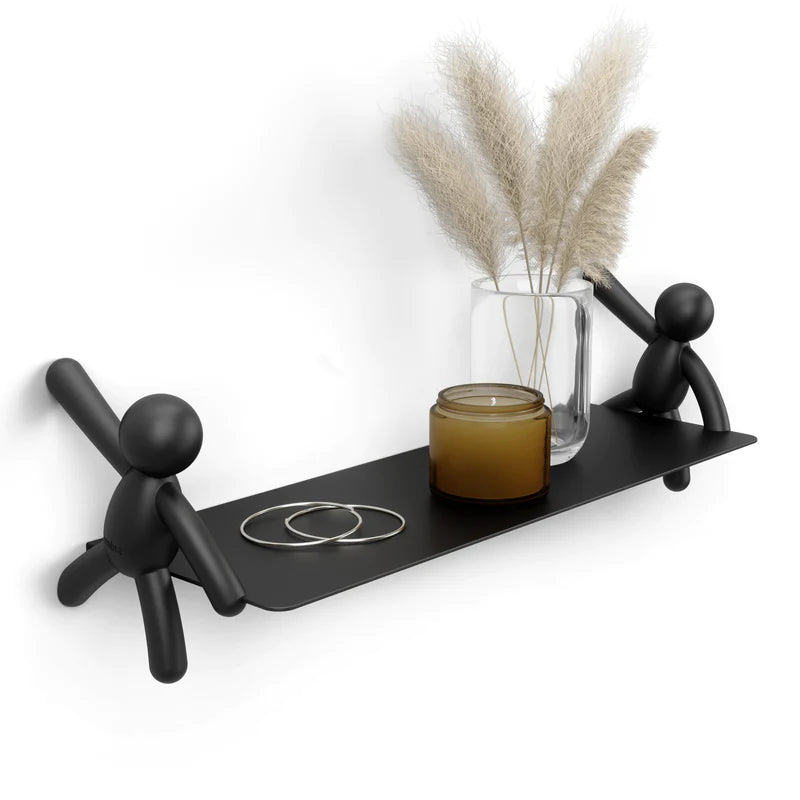 Umbra Buddy Floating Wall Shelf - Black image 2