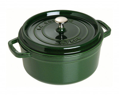 Staub Round Cocotte - 24cm Basil Green image 0