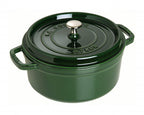 Staub Round Cocotte - 24cm Basil Green image 0