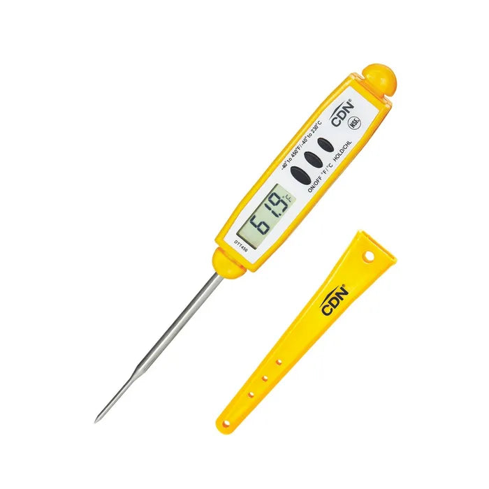 CDN Proaccurate Digital Thermometer Thin Tip Field Calibratable Yellow image 0