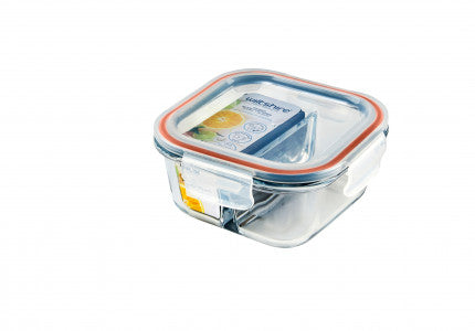 Wiltshire Square Glass Container with 2 Dividers 500ml image 3