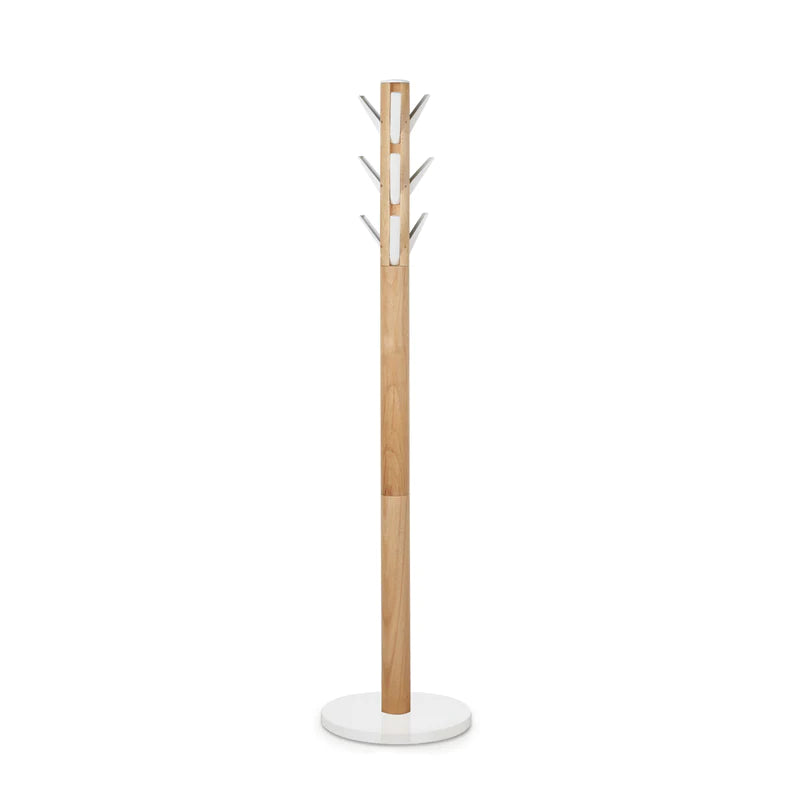 Umbra Flapper Coat Rack - White-Natural image 2