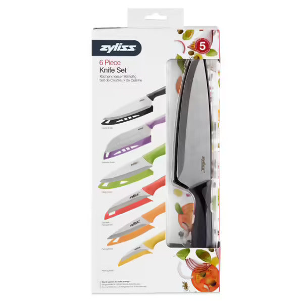 Zyliss 6pc Stainless Steel Knife Set image 0