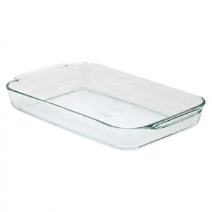 Pyrex Basics Oblong Glass Baking Dish 4.5L image 0