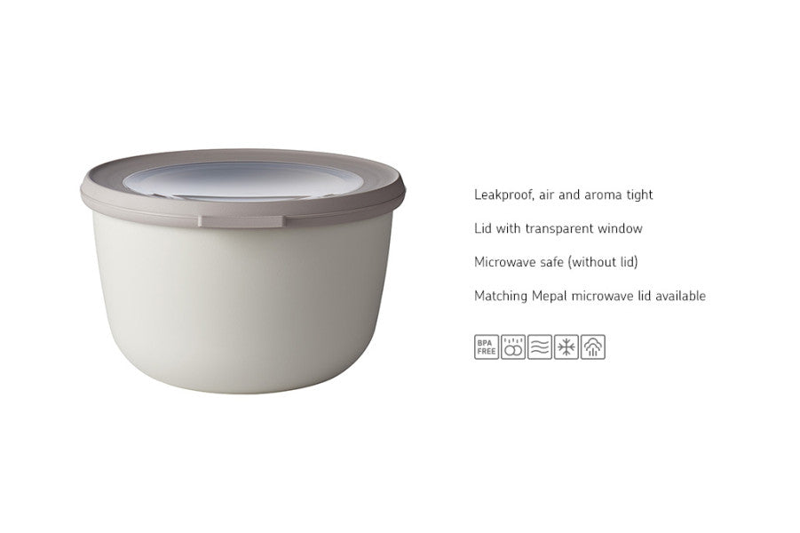 Cirqula Round 1000ml Nordic White image 1