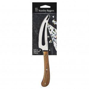 Stanley Rogers Pistol Grip Acacia Slotted Soft Cheese Knife image 1