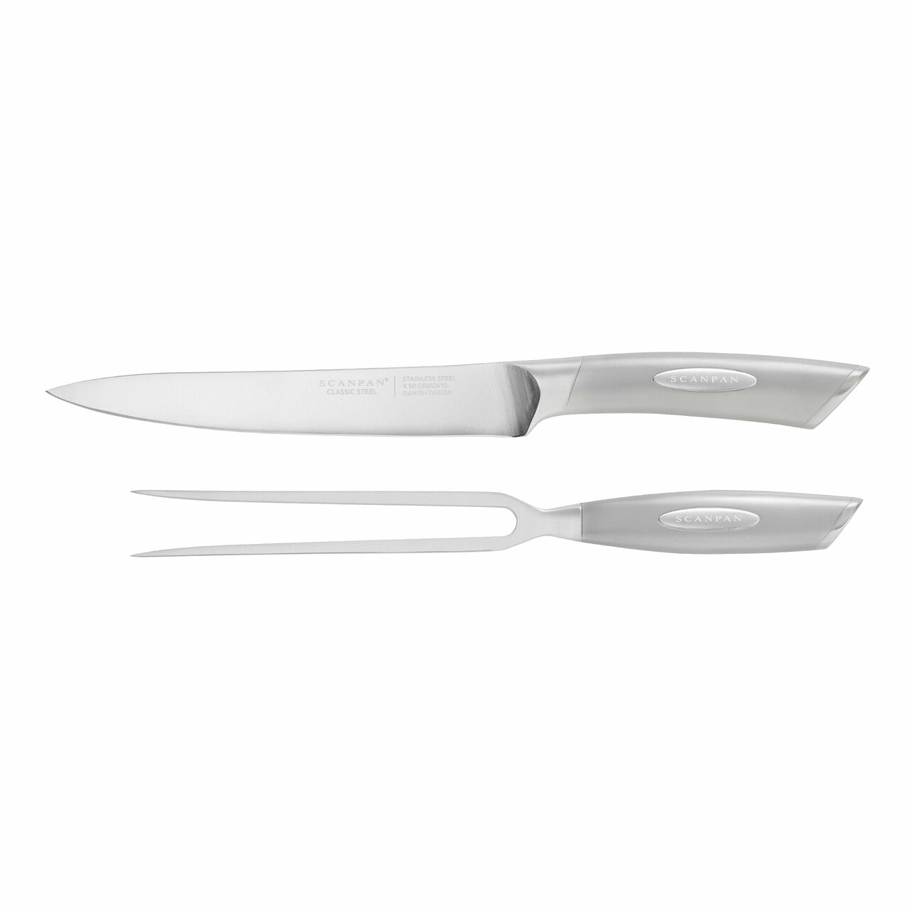 Scanpan Classic Steel 2 Piece Carving Set image 0