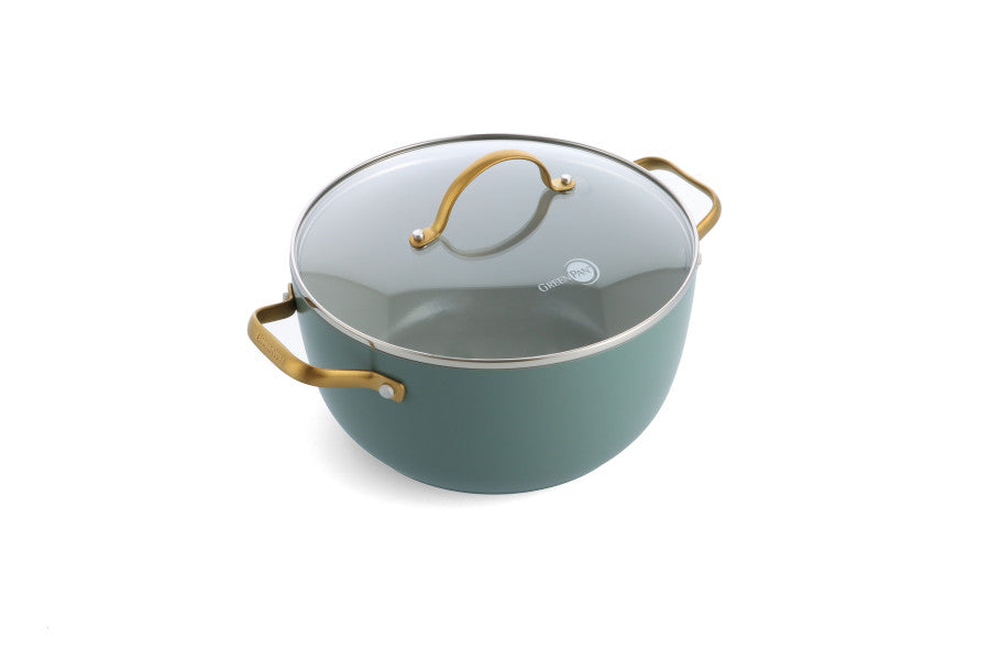 GreenPan Padova Smokey Blue Covered Casserole 24cm/4.7L image 0
