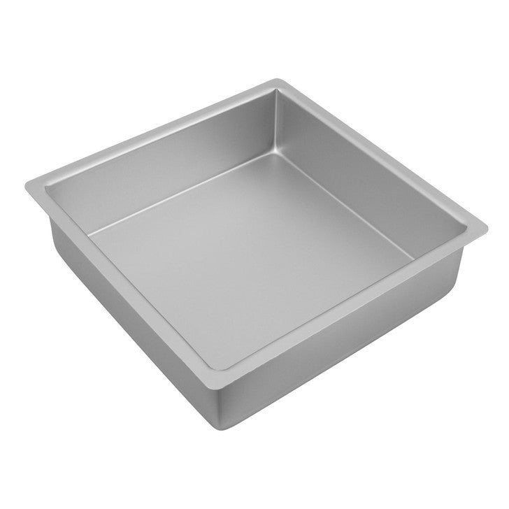 Bakemaster Silver Anodised Square Cake Pan 25 x 7.5cm image 0