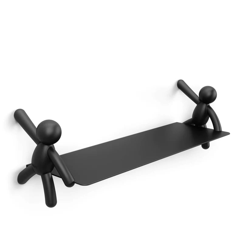 Umbra Buddy Floating Wall Shelf - Black image 0