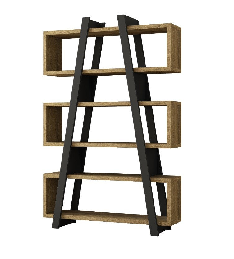 Criterion Banksia A Frame Bookcase - Dark Oak image 0