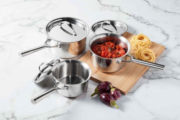 Essteele Per Vita 3 Piece Saucepan Set image 1