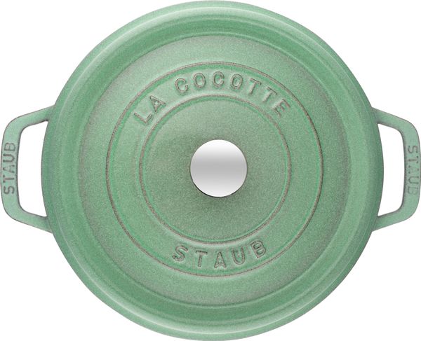 Staub Round Cocotte - 26cm Sage image 1