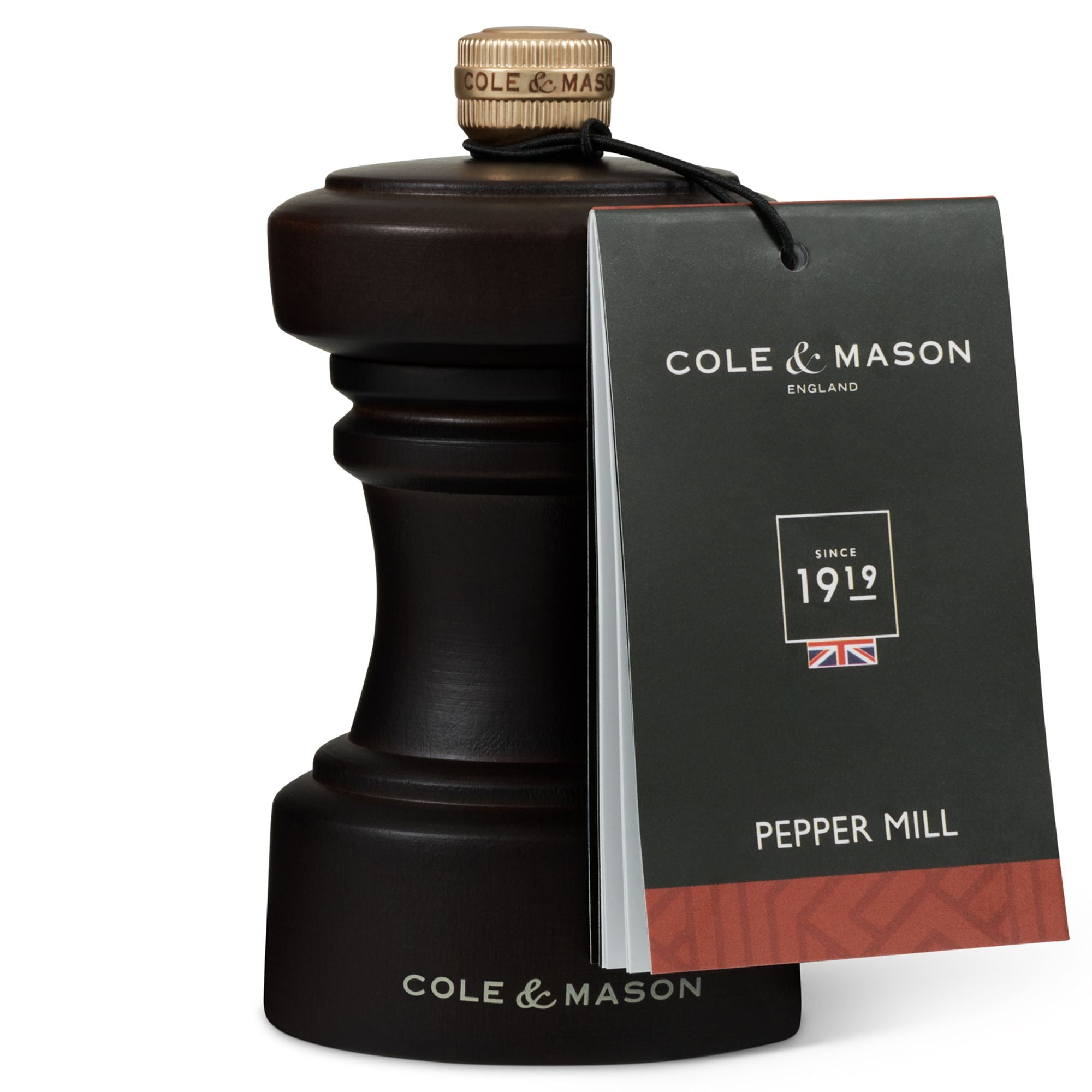 Cole & Mason Hoxton Chocolate Wood Pepper Mill 104mm image 3