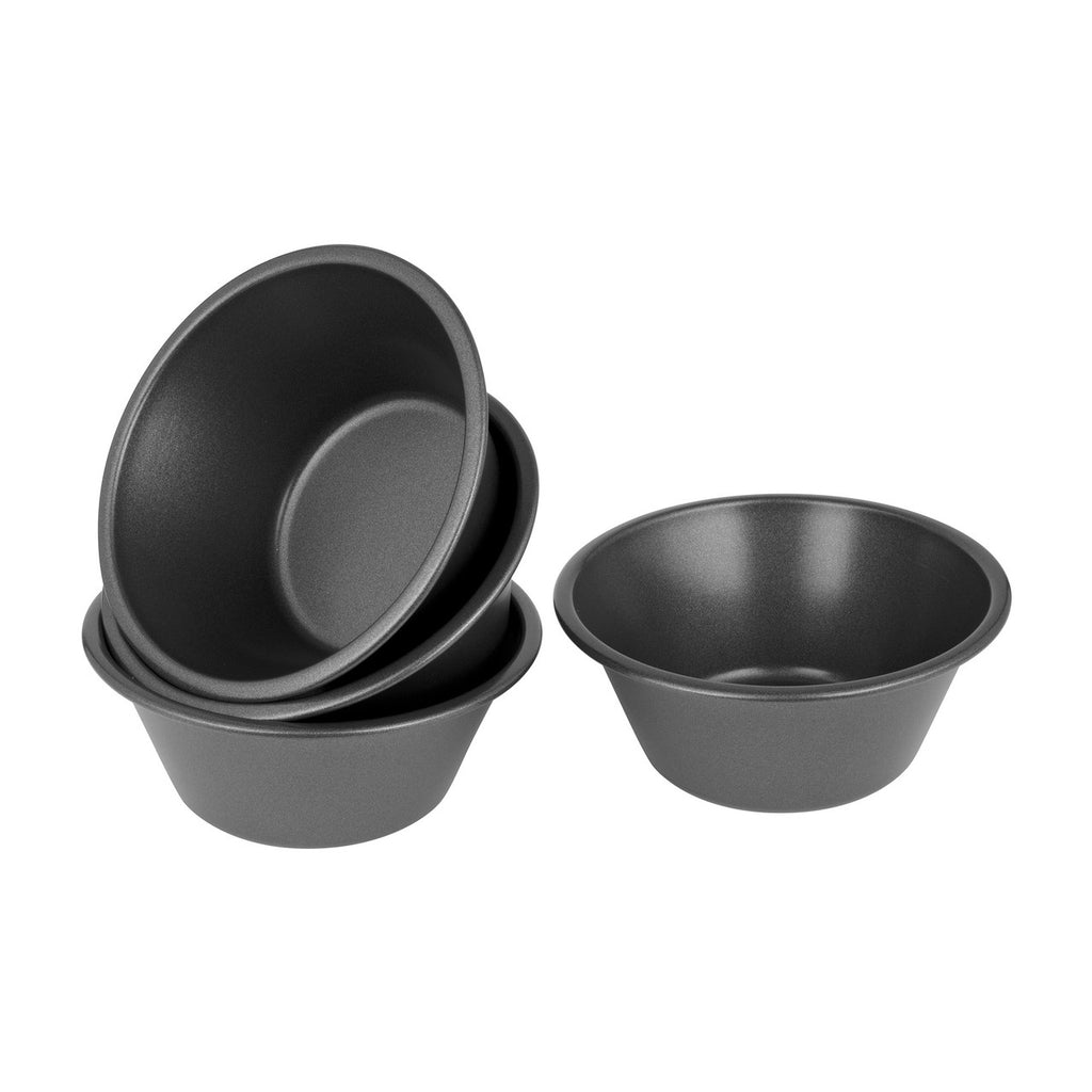 Bakemaster Deep Pie Dish Set of 4 12 x 5cm - Non-stick image 0