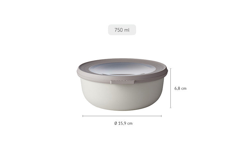 Cirqula Round 750ml Nordic White image 2