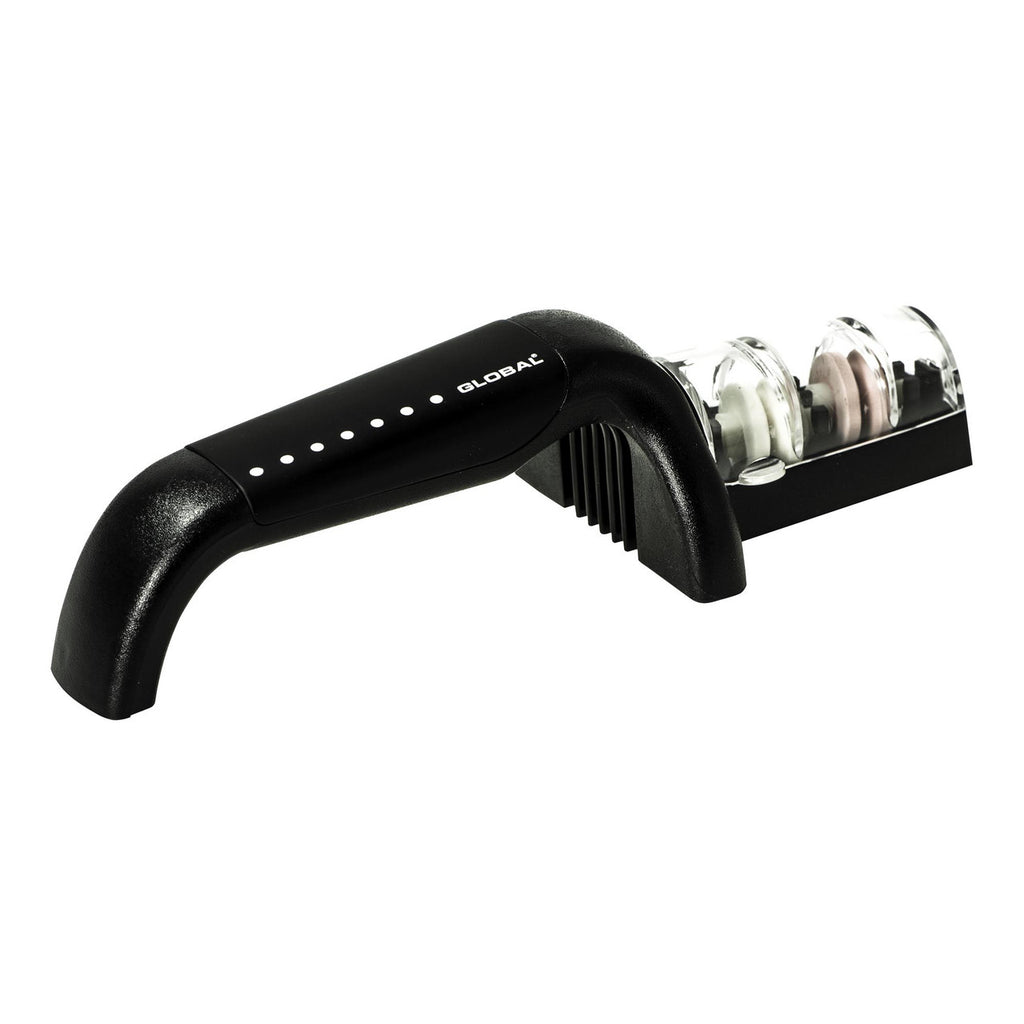 Global 2 Stage Ceramic Water Sharpener - Black image 0