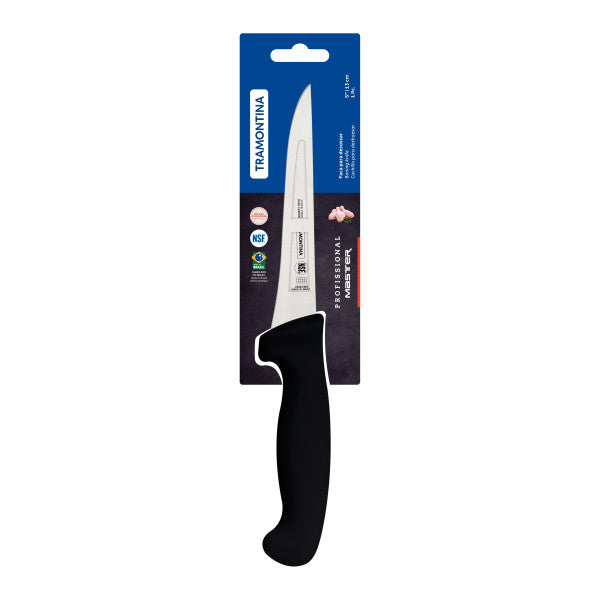 Tramontina Professional Master Black Boning Knife Thin 5", 13cm image 1