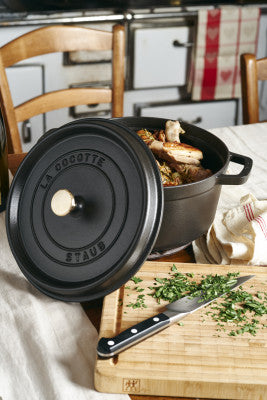 Staub Round Cocotte - 28cm Black image 2