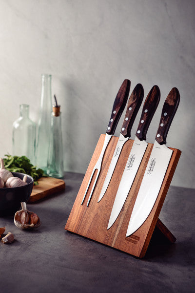 Tramontina Churrasco Barbecue Knife Block 5 Piece - Brown image 2