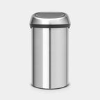 Brabantia Touch Bin 60 Litre - Matt Steel Fingerprint Proof image 0