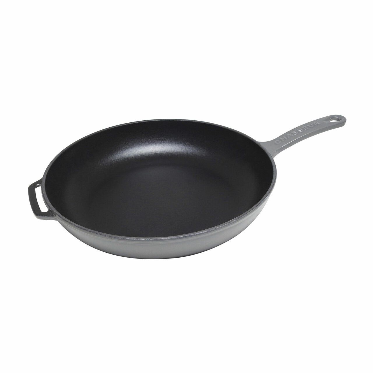 Chasseur Fry Pan with Cast Handle 28cm Caviar image 0