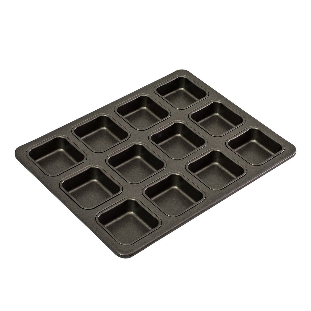 Bakemaster 12 Cup Square Brownie Pan, 34 X 26Cm/6 X 2.5Cm - Non-Stick image 0