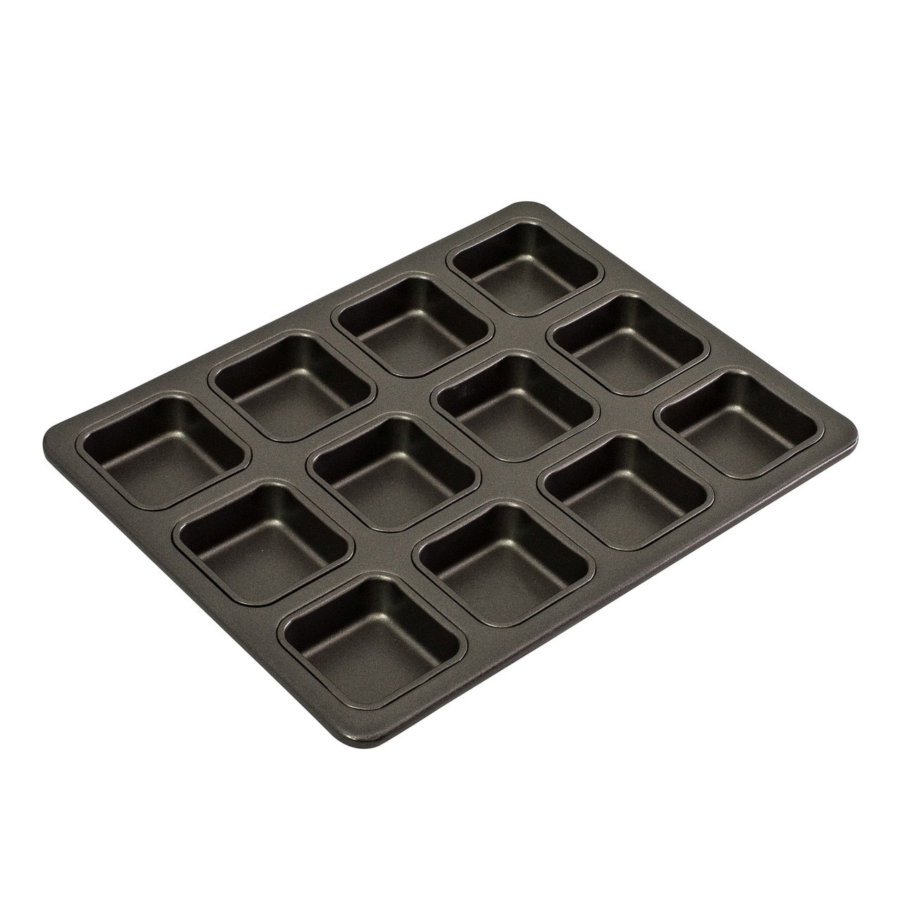 Bakemaster 12 Cup Square Brownie Pan, 34 X 26Cm/6 X 2.5Cm - Non-Stick image 0