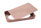 Wiltshire Rose Gold Perforated Large Rectangle Tart Pan