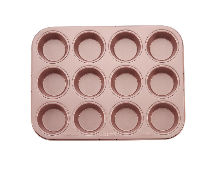 Wiltshire Rose Gold Muffin Pan 12 Cup