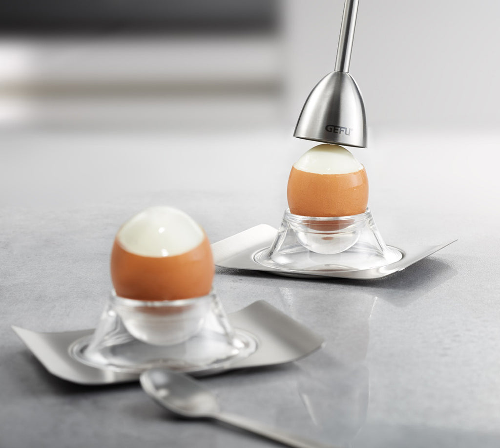 Gefu Egg cracker with salt shaker image 2
