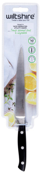 Wiltshire Trinity Serrated Utility 14cm