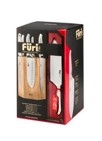 Furi Magnetic Hexagonal Knife Block Set 7 Piece