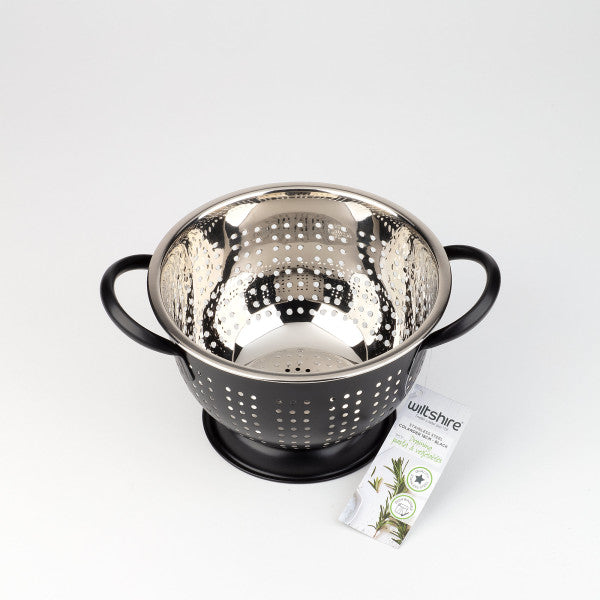 Wiltshire Extra Deep Colander 18cm - Black