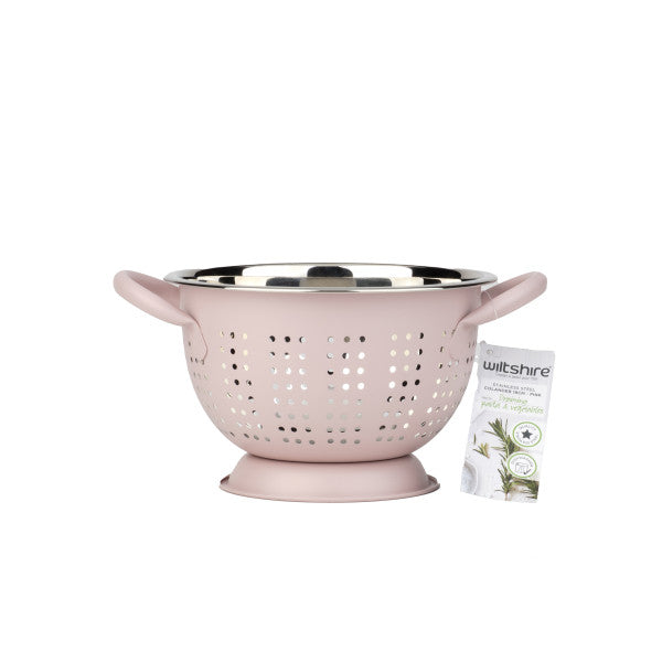 Wiltshire Extra Deep Colander 18cm - Rose Pink