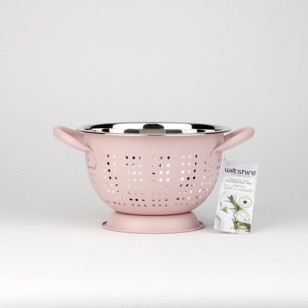 Wiltshire Extra Deep Colander 18cm - Rose Pink