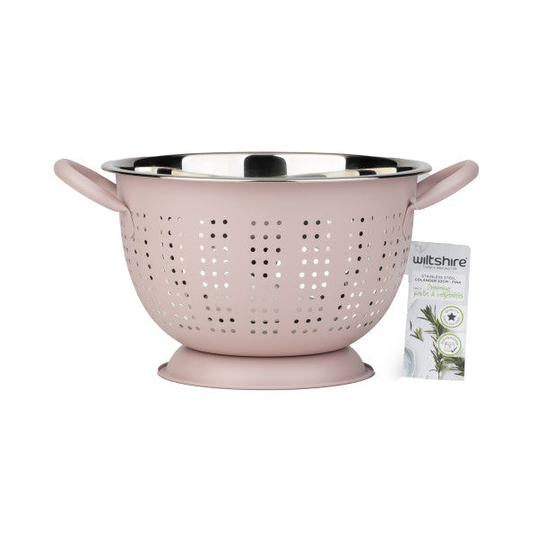 Wiltshire Extra Deep Colander 22cm - Rose Pink
