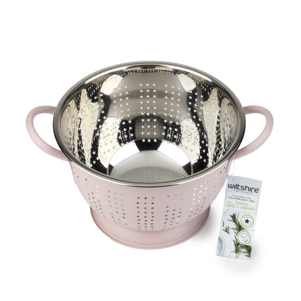 Wiltshire Extra Deep Colander 22cm - Rose Pink