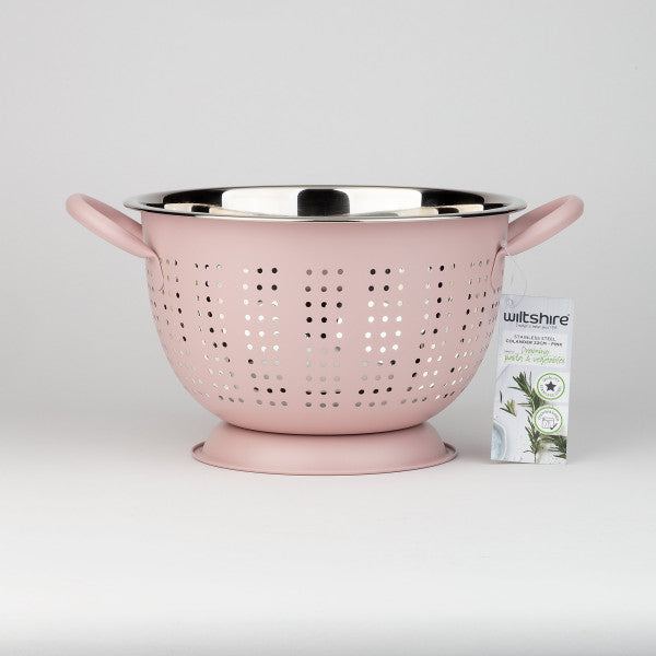 Wiltshire Extra Deep Colander 22cm - Rose Pink