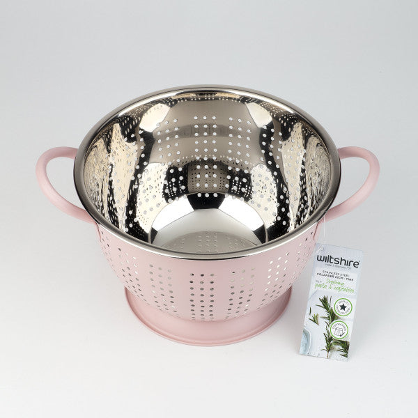 Wiltshire Extra Deep Colander 22cm - Rose Pink