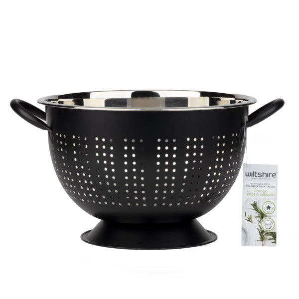Wiltshire Extra Deep Colander 26cm - Black